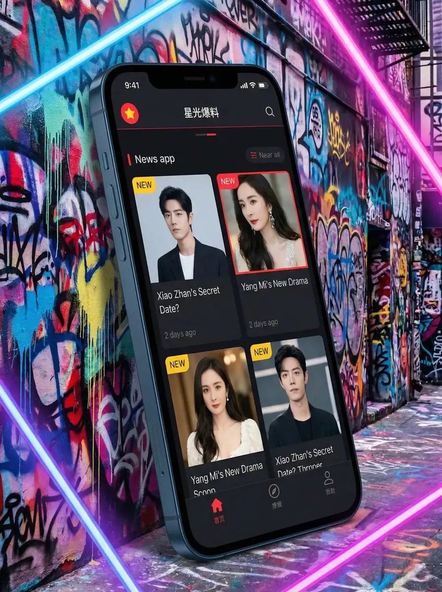 ai去衣网页 APP界面展示 - 掌上吃瓜神器